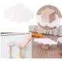 Cute Cloud Hooks Wooden Clothes Hanger Wall Decor Children Bedroom Pendant 10pcs Cute Cloud Hooks Wooden Clothes Hanger Wall Decor Children Bedroom Pendant 10pcs