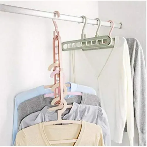 Multi-Port Space Saver Saving Wonder Metal Magic Coat Support Circle Hanger Trousers Clothes Closet Organize Drying Rack Hook 10pcs Random Color Multi-Port Space Saver Saving Wonder Metal Magic Coat Support Circle Hanger Trousers Clothes Closet Organize Drying Rack Hook 10pcs Random Color