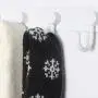 Dseap Over The Door Hook Hanger, Heavy Duty Over The Door Towel Rack Coat Rack for Clothes Hat Towel, White Dseap Over The Door Hook Hanger, Heavy Duty Over The Door Towel Rack Coat Rack for Clothes Hat Towel, White