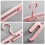 ZYH-Shelf Plastic Hangers, 10 Pack Dry Wet Clothes Hangers 360 Degrees Swivel Coat Hangers Nonslip Multifunction Pants Skirt Hanger,Pink ZYH-Shelf Plastic Hangers, 10 Pack Dry Wet Clothes Hangers 360 Degrees Swivel Coat Hangers Nonslip Multifunction Pants Skirt Hanger,Pink