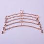 Owfvlazi Pack of 5 Underwear Rack with Metal Iron, Children Clothes Hangers, Hangers with Clips for Bra Socks Panties Lingerie Shop Display (Rose Gold)