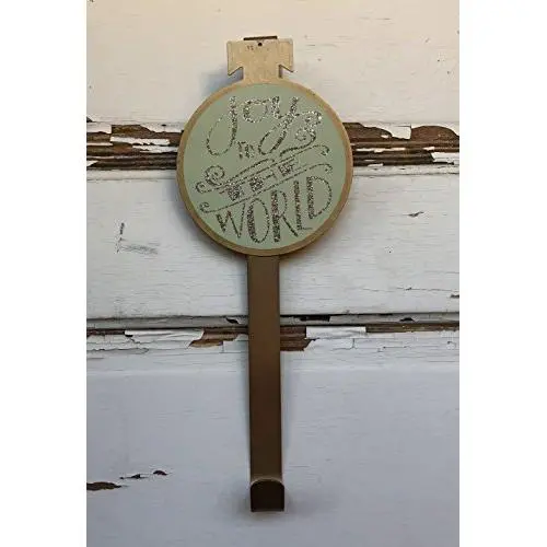 AG Designs Christmas Decor - Beige Joy to the World Wreath Door Hanger AG Designs Christmas Decor - Beige Joy to the World Wreath Door Hanger