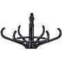 ZKYMJ Wood Stand hat Coat Coat Rack Hanging Bag Hanger Tree 12 Hook with Umbrella Stand Modern Hanger Clothes (Color : D)