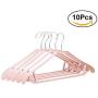 10pcs Random Color Anti-Skid Clothes Hangers Suit Hangers, Shirts Sweaters Dress Hanger Hook Drying Rack