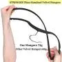 Premium Quality Velvet Hanger (Set of 50) - Ultra -Thin No Slip Velvet Suit Hangers - Swivel Hooks, Stronger Than Standard Velvet Hangers - Space Saving Clothes Hangers - Black (Renewed) Premium Quality Velvet Hanger (Set of 50) - Ultra -Thin No Slip Velvet Suit Hangers - Swivel Hooks, Stronger Than Standard Velvet Hangers - Space Saving Clothes Hangers - Black (Renewed)