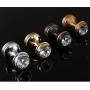 MOODSC Diamond Robe Hooks Wall Hook Antique Brass Style Single Clothes Hanger Towel Hooks Bathroom Accessories,Gold