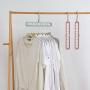 Iusun Hangers - 5Pcs Hanger Clothes 9 Hole Towel Hook Closet Organizer Plastic Storage Rack -for Clothing Pants Scarves Tie Pajamas Hangers Finishing Frame Hanger