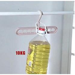 10pcs Random Color Multi-Port Support Circle Clothes Hangers Clothes Drying Racks Multifunction Plastic Scarf Clothes Hanger