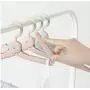 10pcs Random Color Clothes Hanger, Plastic Clothes Dress Coat Hangers Closet Coat Storage Organizer Dry Rack