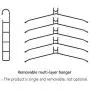 KALREDE Hangers -Heavy Duty Metal Clothes Hangers - Wire Non-Slip Closet Space Saving Hangers- 5 in 1 Clothing Hanger Organizer- Detachable Hangers for Coat, Skirt, Pants, Shirt, Sweater (2 Pack) KALREDE Hangers -Heavy Duty Metal Clothes Hangers - Wire Non-Slip Closet Space Saving Hangers- 5 in 1 Clothing Hanger Organizer- Detachable Hangers for Coat, Skirt, Pants, Shirt, Sweater (2 Pack)