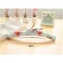 10 Pcs Pink Blue Fabric Padded Clothes Hanger with Rustic Flower Printed, Idyllic Style Dress Shirts Hanger for Closet Bedroom Random Color 10 Pcs Pink Blue Fabric Padded Clothes Hanger with Rustic Flower Printed, Idyllic Style Dress Shirts Hanger for Closet Bedroom Random Color