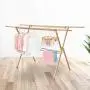 Drying Racks Drying Rack Floor Folding Indoor X-Type Drying Rack Balcony Drying Quilt Cool Hanger Drying Rack Mobile Telescopic Clothes Pole Multifunctional Air Dryer Clotheslines
