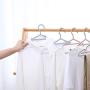 Iddefee Clothes Hanger Pack of 20 Blue Thicken Non-Slip Plastic Hangers-3818cm Closet Organizer Pants Hangers (Color : Blue, Size : 3818cm)