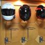 kesoto Motorcycle Accessories Helmet Holder Jacket Hook, Multifunctional Wall Mounted Cloth Display Rack Hanger, Black