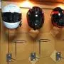 kesoto Aluminum Helmet Rack Wall Display Rack Storage Holder - Motorcycle Motorbike Jacket Hanger Organizer