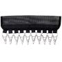 Cap Hanger Portable Collapsible Travel Metal Clip Clothes Hangers Non-Slip Rack Clothes Hanger Velcro Hanger Hat Clip (style 1, 11.8 inches.)