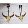 bull skull plug and tunnel cow skull dangle plugs 1/2 00g 3/8 9/16 ear gauges ear weights ear hangers ear piercing buffalo earrings for men bull skull plug and tunnel cow skull dangle plugs 1/2 00g 3/8 9/16 ear gauges ear weights ear hangers ear piercing buffalo earrings for men