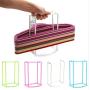 Lucky Fitness 1pcs plastic organizer clothes hanger holder stacker storage rack home storage organza tion hangers