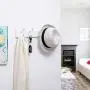 SONGMICS Wooden Wall-Mount Coat Rack with 4 Metal Hooks, 16 Inch Coat Hook Rail for Hallway Bathroom Closet Room, White ULHR23WT SONGMICS Wooden Wall-Mount Coat Rack with 4 Metal Hooks, 16 Inch Coat Hook Rail for Hallway Bathroom Closet Room, White ULHR23WT