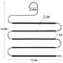 BKONY Pants Hangers Non Slip Updated S-Shaped 5 Layers Hangers Closet Space Saver for Jeans Scarf Tie Clothes (5-Pack) BKONY Pants Hangers Non Slip Updated S-Shaped 5 Layers Hangers Closet Space Saver for Jeans Scarf Tie Clothes (5-Pack)