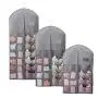 Lijuan Qin Dual-Sided Hanging Closet Organizer Mesh Pockets, Space Saving Wall Hanging Clothes Storage Hanger for Bra Stockings Socks Underwear Suits Lijuan Qin Dual-Sided Hanging Closet Organizer Mesh Pockets, Space Saving Wall Hanging Clothes Storage Hanger for Bra Stockings Socks Underwear Suits