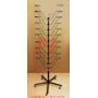 10 Layers Revolving Hat Floor Rack Hanger Retail Store Display Clothes Hang-BLK