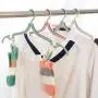 WofuL 8pcs Portable Folding Clothes Hangers with Detachable Socks Skirts Trousers Clips,Travel Camping Coat Hangers Racks WofuL 8pcs Portable Folding Clothes Hangers with Detachable Socks Skirts Trousers Clips,Travel Camping Coat Hangers Racks