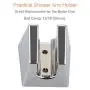Hand Held Shower Wand Holder with Two Slot, Aomasi Bathroom Shower Hose Hanger Sprayer Handle Holder Wall Mount Chrome Hand Held Shower Wand Holder with Two Slot, Aomasi Bathroom Shower Hose Hanger Sprayer Handle Holder Wall Mount Chrome