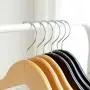 Clothes Hangers, Wooden Hangers Ultra Thin Space Saving Non-Slip Hangers Suit Hangers Velvet Hangers Ideal for Everyday Standard Use, Clothing Hangers (Dark Brown) Clothes Hangers, Wooden Hangers Ultra Thin Space Saving Non-Slip Hangers Suit Hangers Velvet Hangers Ideal for Everyday Standard Use, Clothing Hangers (Dark Brown)