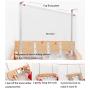 Over The Door Hook Hanger, Heavy Duty Organizer Rack for Coat, Towel, Bag, Robe and Keys (5 Hooks) (Color : True Color)