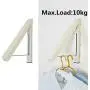 Jzenzero Laundry Drying Rack Wall-Mount Retractable Folding Invisible Clothes Hanger Jzenzero Laundry Drying Rack Wall-Mount Retractable Folding Invisible Clothes Hanger