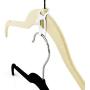 HANGERWORLD 120 White 1.8inch Plastic Space Saving Coat Clothes Garment Hanger Connector Hooks