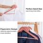 Solid Cedar Hangers 20 Pack, Sturdy Wooden Hangers with 360 Degree Swivel Hook, Smooth Surface Wood Coat Hangers with Cedar Scent for Refreshing Closet
