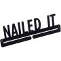 Nailed it Running Marathon Sports Medal Display Rack Holder Hanger Organizer for Wall - Hang Your Race Medals Nailed it Running Marathon Sports Medal Display Rack Holder Hanger Organizer for Wall - Hang Your Race Medals