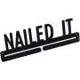Nailed it Running Marathon Sports Medal Display Rack Holder Hanger Organizer for Wall - Hang Your Race Medals