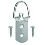 HangZ 10009 2-Hole D-Ring Picture Hanger Set, 75lb