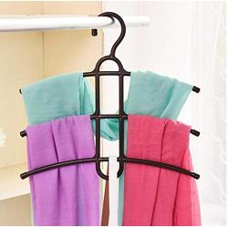 Multifunctional Multi Layers Clothes Hanger Fishbone Type Clothing Towel Storage Rack Closet Wardrobe Space Saver Hanging Racks 10pcs Random Color