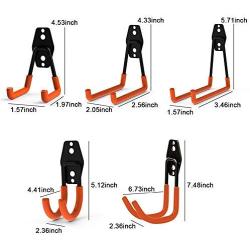 ProChosen 10-Pack Steel Garage Storage Utility Double Hooks