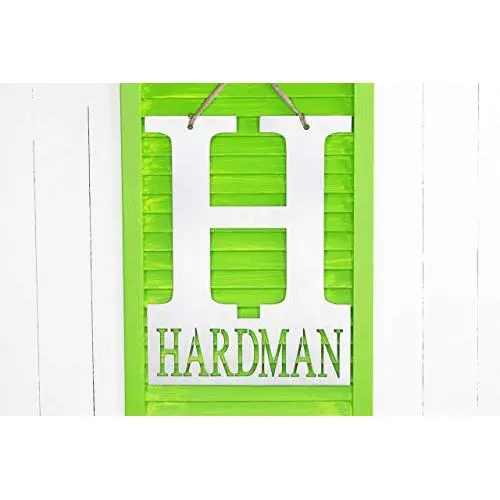 16" Metal Letter Monogram and Name Door Hanger 16" Metal Letter Monogram and Name Door Hanger