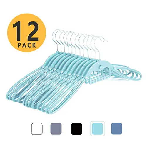 VISMOORE Portable Suit Hanger for Business Travel Luxury Design with Tie Holder and Reinforce Rotatable Hanger Wings Free Swivel to Different Shoulder Widths (Tanager Turquoise, Suit&Tie) VISMOORE Portable Suit Hanger for Business Travel Luxury Design with Tie Holder and Reinforce Rotatable Hanger Wings Free Swivel to Different Shoulder Widths (Tanager Turquoise, Suit&Tie)
