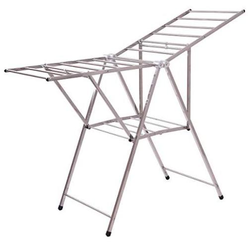 Good concept 58" Folding Clothes Drying Rack Laundry Dry Hanger Heavy Duty Stainless Steel Good concept 58" Folding Clothes Drying Rack Laundry Dry Hanger Heavy Duty Stainless Steel