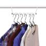 Wonder Hanger Heavy Duty 360 Swivel Action Hanger, Pack of 4 in White - Keep Your Clothes Organized and Wrinkle-Free!