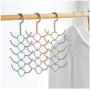 DNJKSA Rotatable 10-Claw Clothes Hanger Windproof Clothes Hanger Handbag Bag Holder Space Saving Clothes Hanger Organizer(5 Pieces/Lot)(Random Color)