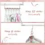 HOUSE DAY Magic Hangers Space Saving Hangers for Clothes Hangers Space Saving Wardrobe Clothing Hanger Oragnizer Closet Space Saver Hangers (8 Pack) HOUSE DAY Magic Hangers Space Saving Hangers for Clothes Hangers Space Saving Wardrobe Clothing Hanger Oragnizer Closet Space Saver Hangers (8 Pack)