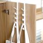 Home-Organizer Tech 5 Layers Over The Door Hook Organizer Rack Hanger Backpack Handbag Door Hook, Pack of 2