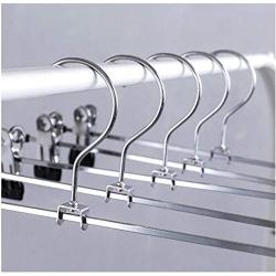 10PCS New Hangers for Clothes Stainless Steel Clip Stand Hanger Pants Skirt Kid Clothes Adjustable Pinch Grip Cabide