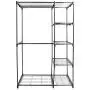 Leoneva Supreme 3-Tiers Garment Rack Clothes Hanging Rack with Hanger Bar Wheels (5 Tier-2 Hanging Rods, Black)