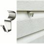 Aminigram Vinyl Siding Hooks for Hanging (12 Pack), Heavy Duty Stainless Steel Low Profile No-Hole Hanger Hooks Aminigram Vinyl Siding Hooks for Hanging (12 Pack), Heavy Duty Stainless Steel Low Profile No-Hole Hanger Hooks