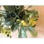Mistletoe kissing Ball / 5 inches in diameter/Synthetic mistletoe with green and white berries/Birthday decoration/Ceiling hanger/Kissing decor/Seasonal decor/Sweetheart gift