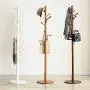 SWEET&HONEY Cloth hanger rack stand Tree hat hanger holder Free standing Solid wood coat rack Floor hanger For bedroom Living room Hall-10-hooks-C 40x180cm(16x71inch) SWEET&HONEY Cloth hanger rack stand Tree hat hanger holder Free standing Solid wood coat rack Floor hanger For bedroom Living room Hall-10-hooks-C 40x180cm(16x71inch)